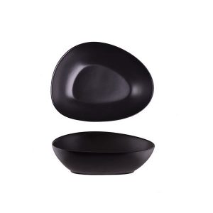 Ensaladera Omega Negro 21 cm (Caja 6 ud.)