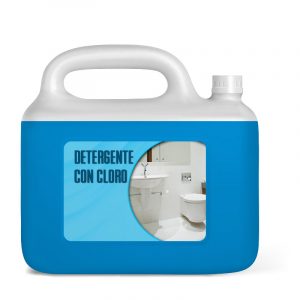 Detergent with chlorine