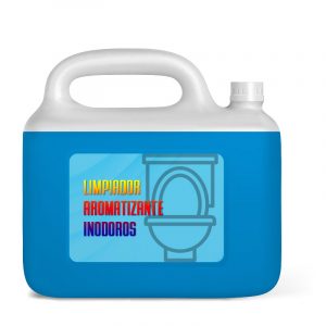 Concentrated flavoring cleaner for toilets