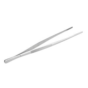 Stainless steel grill tongs 30 cm.
