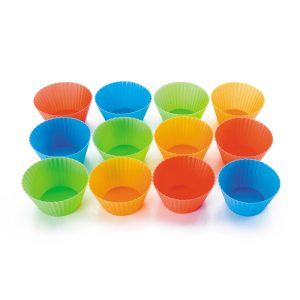 Set 12 moldes muffin silicona