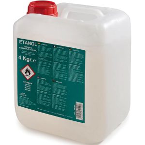 Bidón combustible etanol 4 kg.