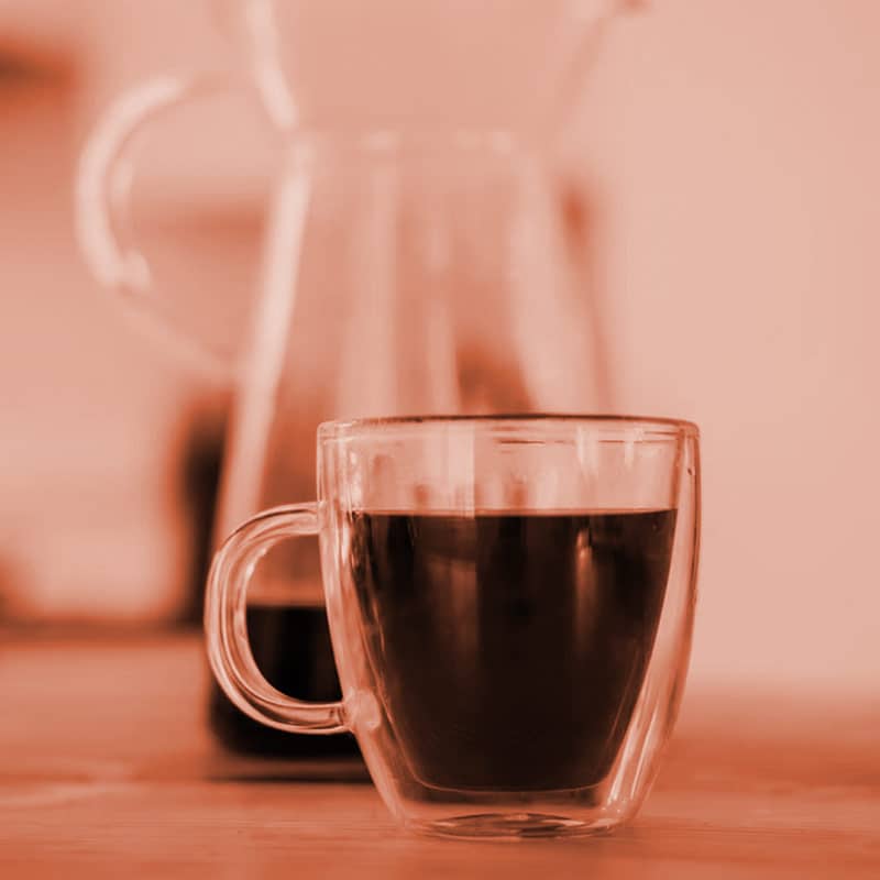 Coffee glassware