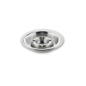 Stainless steel ashtray - Garinox 14 cm.