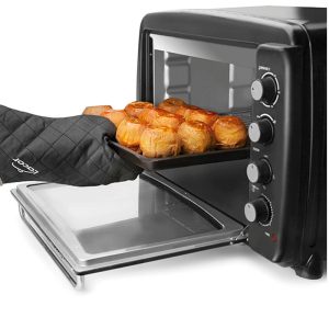 LACOR LUVA DE COZINHA PRETO 36 CMS - 60070