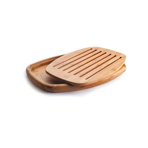 LACOR TABLA CORTE PAO BAMBU 40X30X2CM - 60487