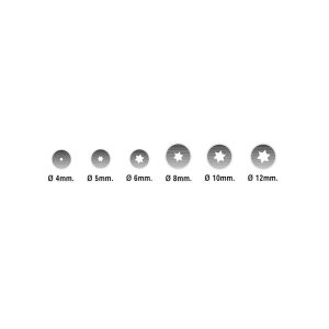 Set 6 star nozzles